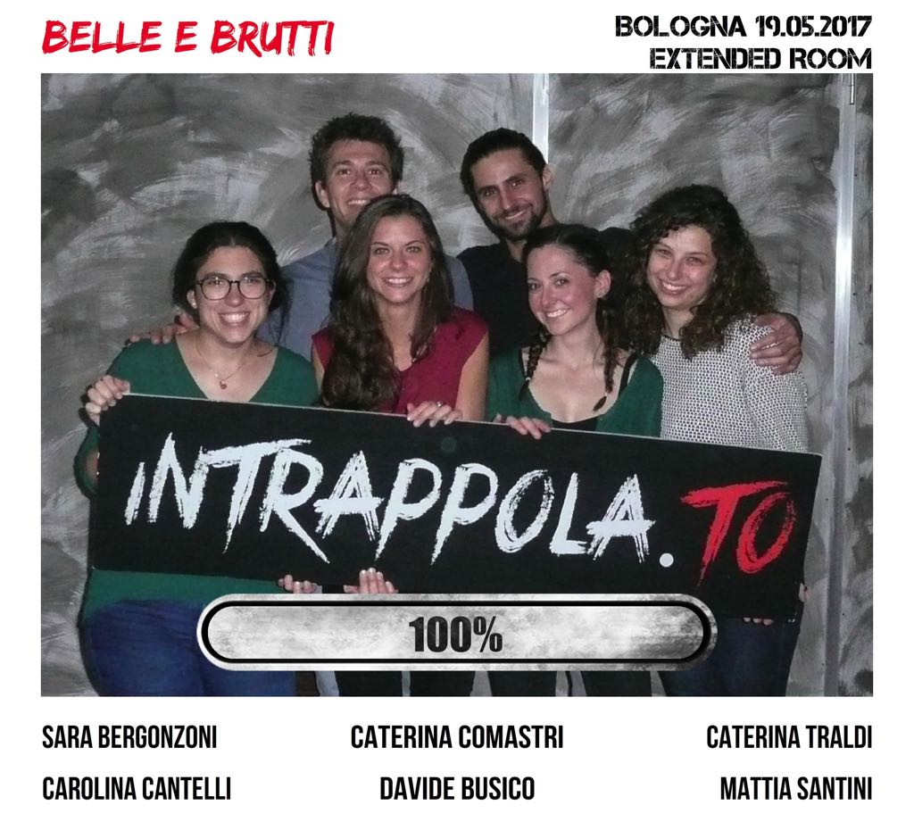 Il gruppo Belle e brutti è fuggito dalla nostra escape room Extended Room