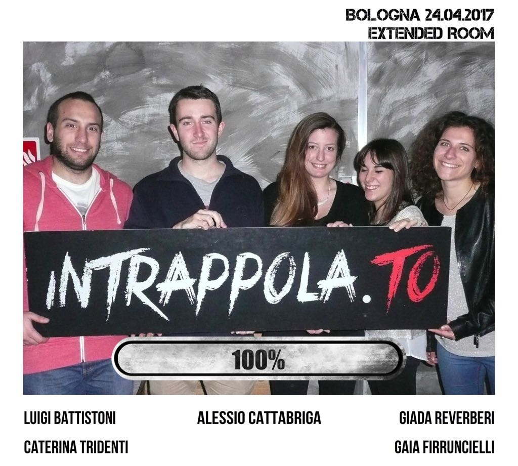 Il gruppo   è fuggito dalla nostra escape room Extended Room