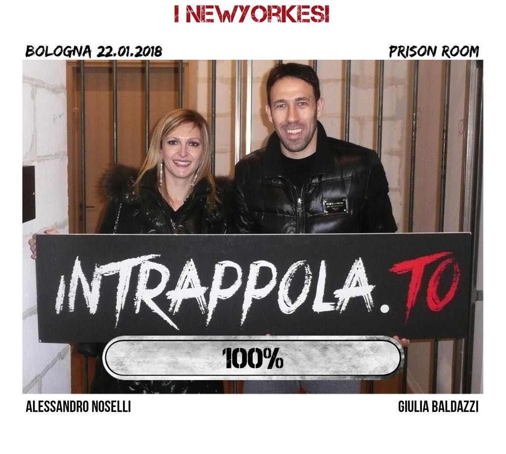 Il gruppo I Newyorkesi è fuggito dalla nostra escape room Prison Room