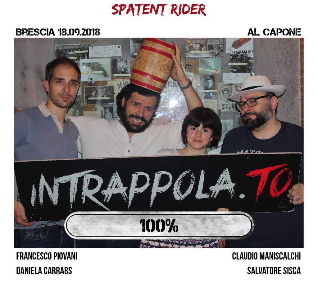 Il gruppo spatent rider è fuggito dalla nostra escape room Al Capone