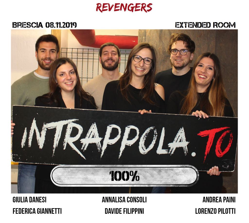 Il gruppo REVENGERS è fuggito dalla nostra escape room Extended Room