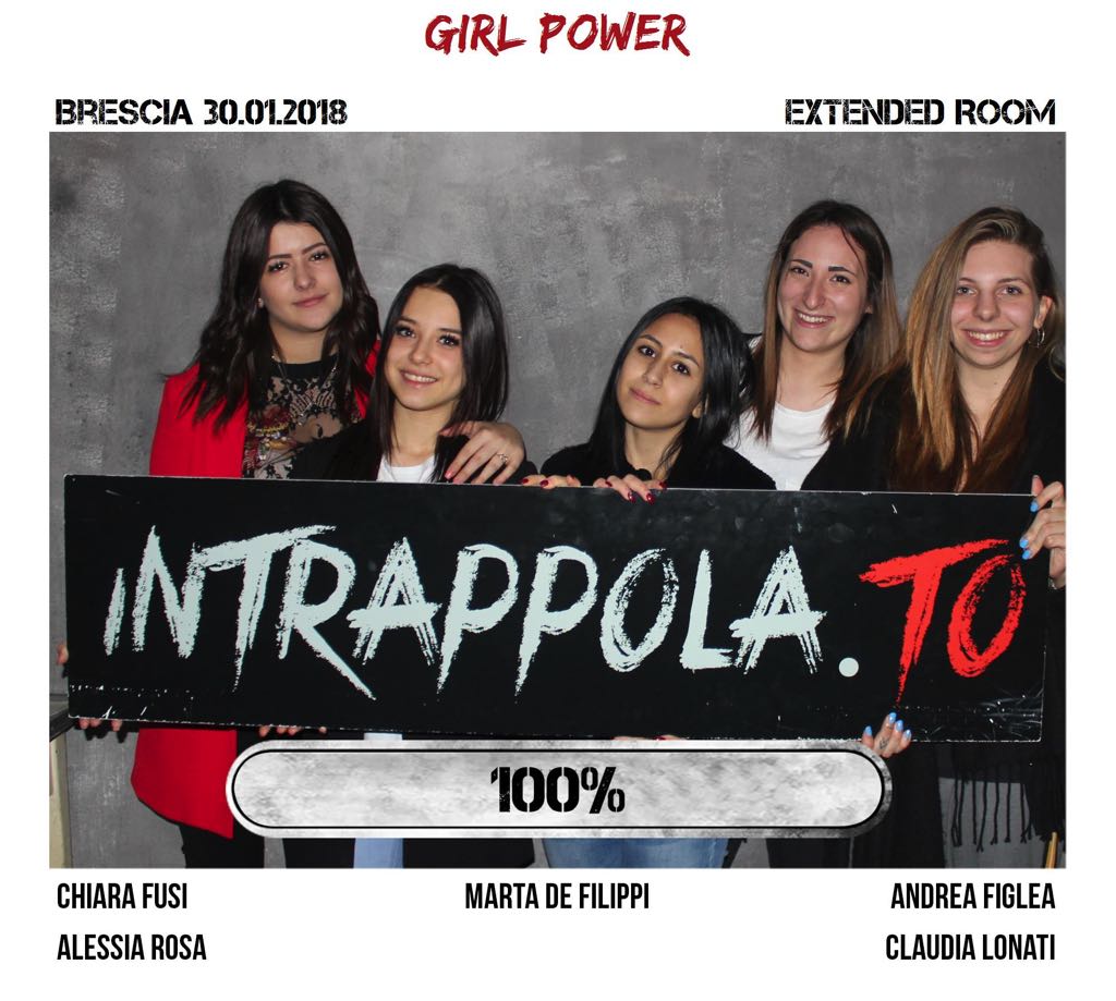 Il gruppo girl power è fuggito dalla nostra escape room Extended Room