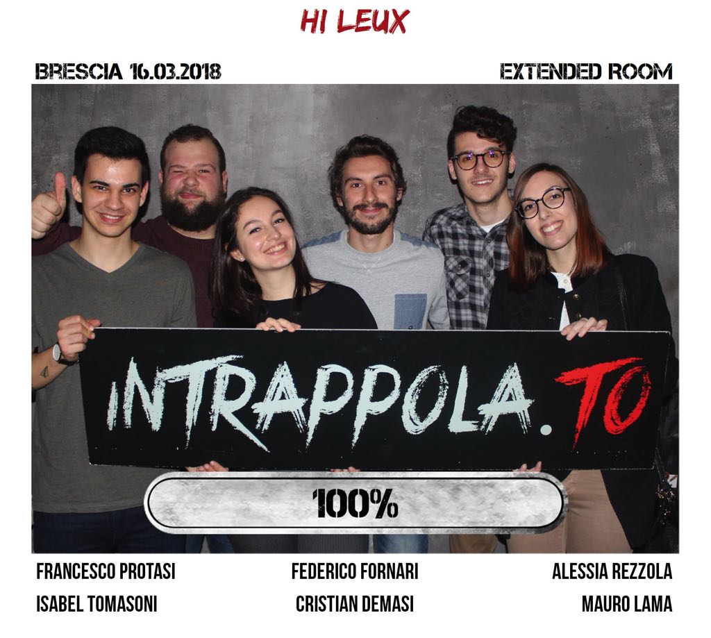 Il gruppo hi leux è fuggito dalla nostra escape room Extended Room