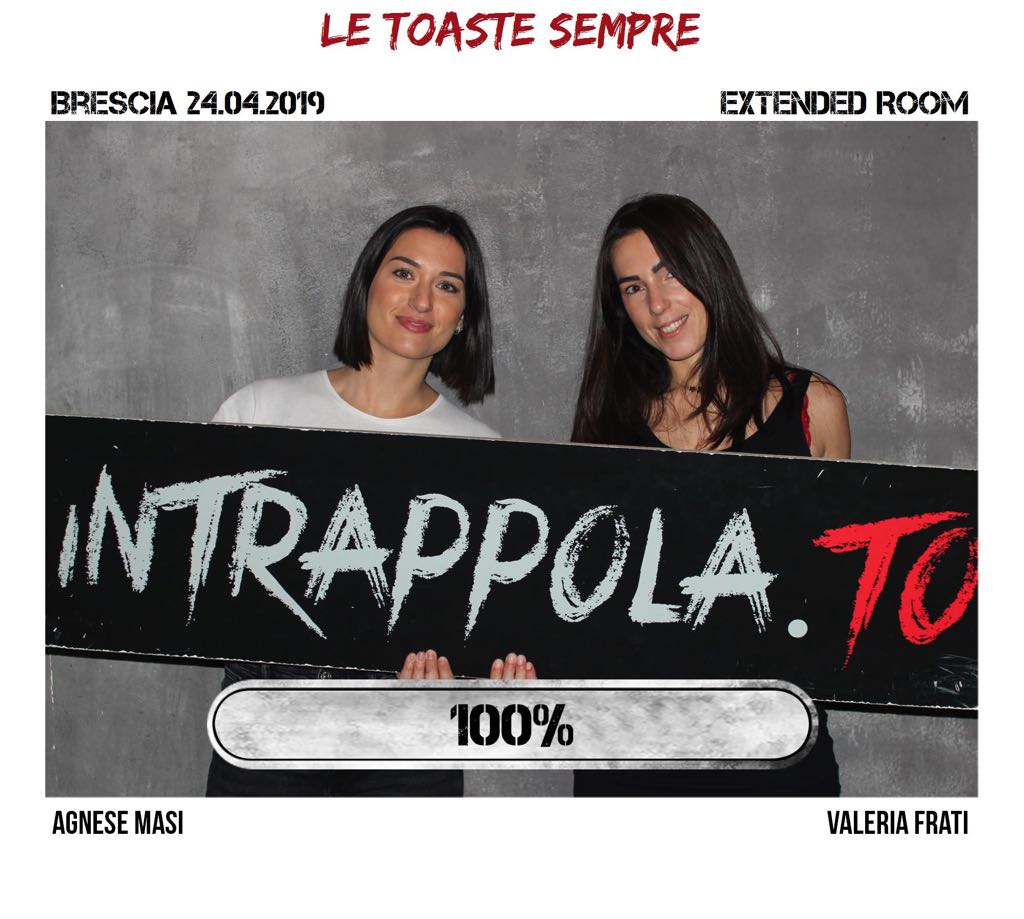 Il gruppo le toaste sempre è fuggito dalla nostra escape room Extended Room