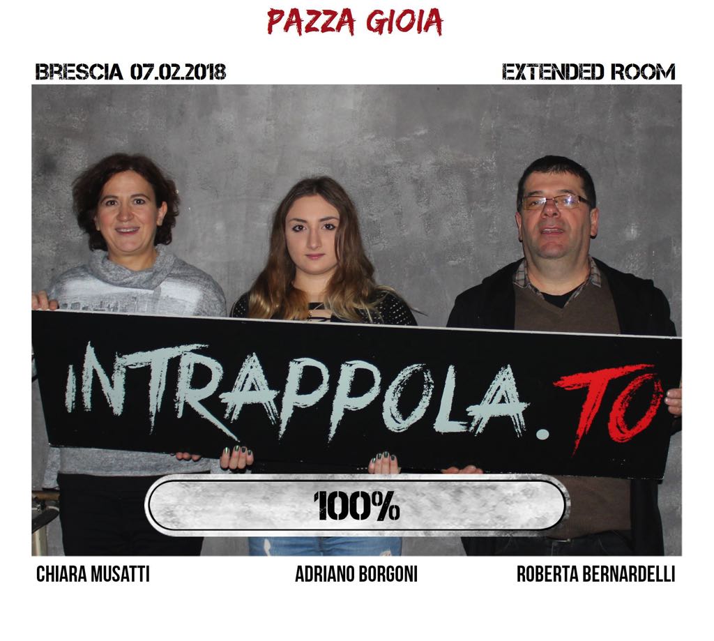 Il gruppo pazza gioia è fuggito dalla nostra escape room Extended Room