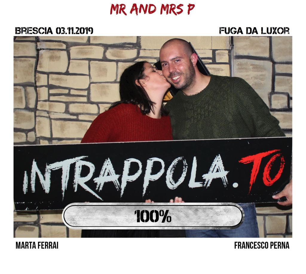 Il gruppo mr and mrs p è fuggito dalla nostra escape room Fuga da Luxor
