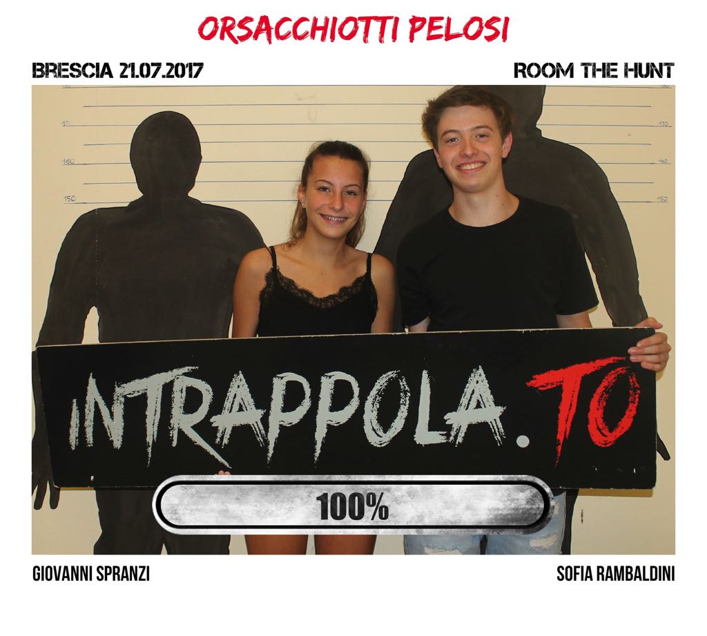 Il gruppo orsacchiotti pelosi è fuggito dalla nostra escape room Room The Hunt