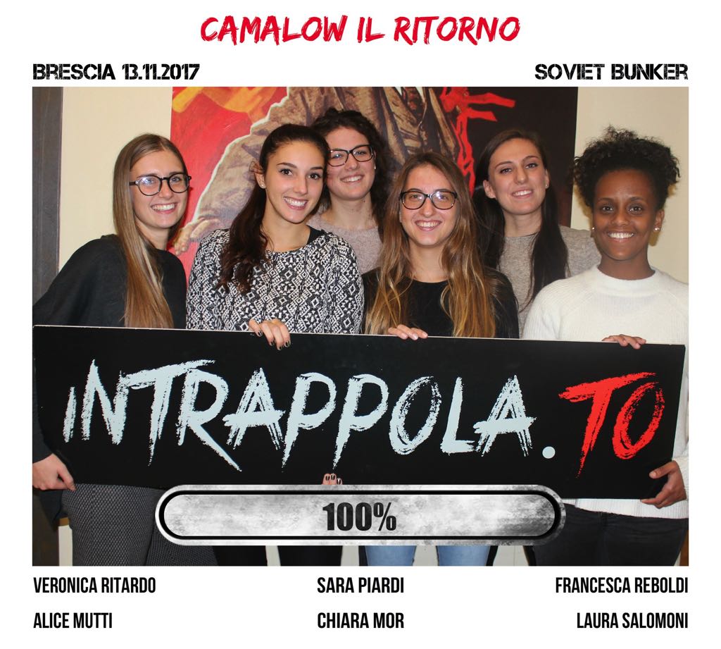 Il gruppo Camalow il ritorno è fuggito dalla nostra escape room Soviet Bunker