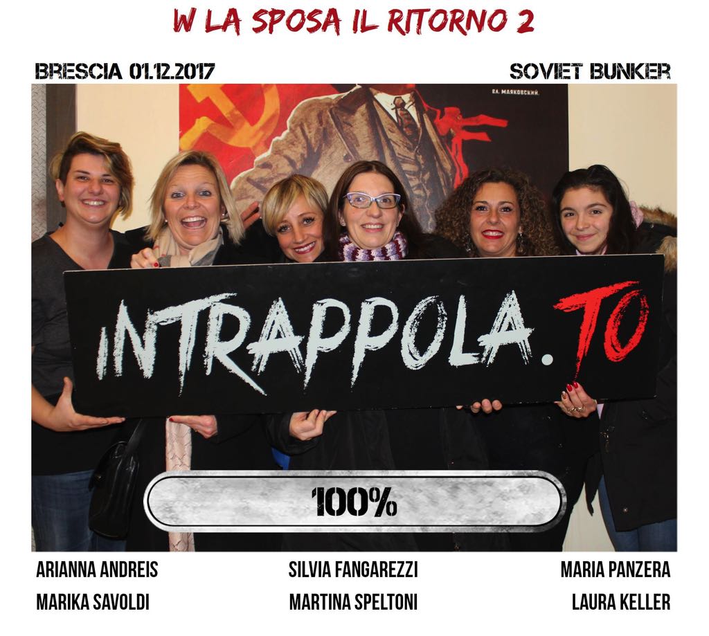Il gruppo W la Sposa il ritorno 2 è fuggito dalla nostra escape room Soviet Bunker