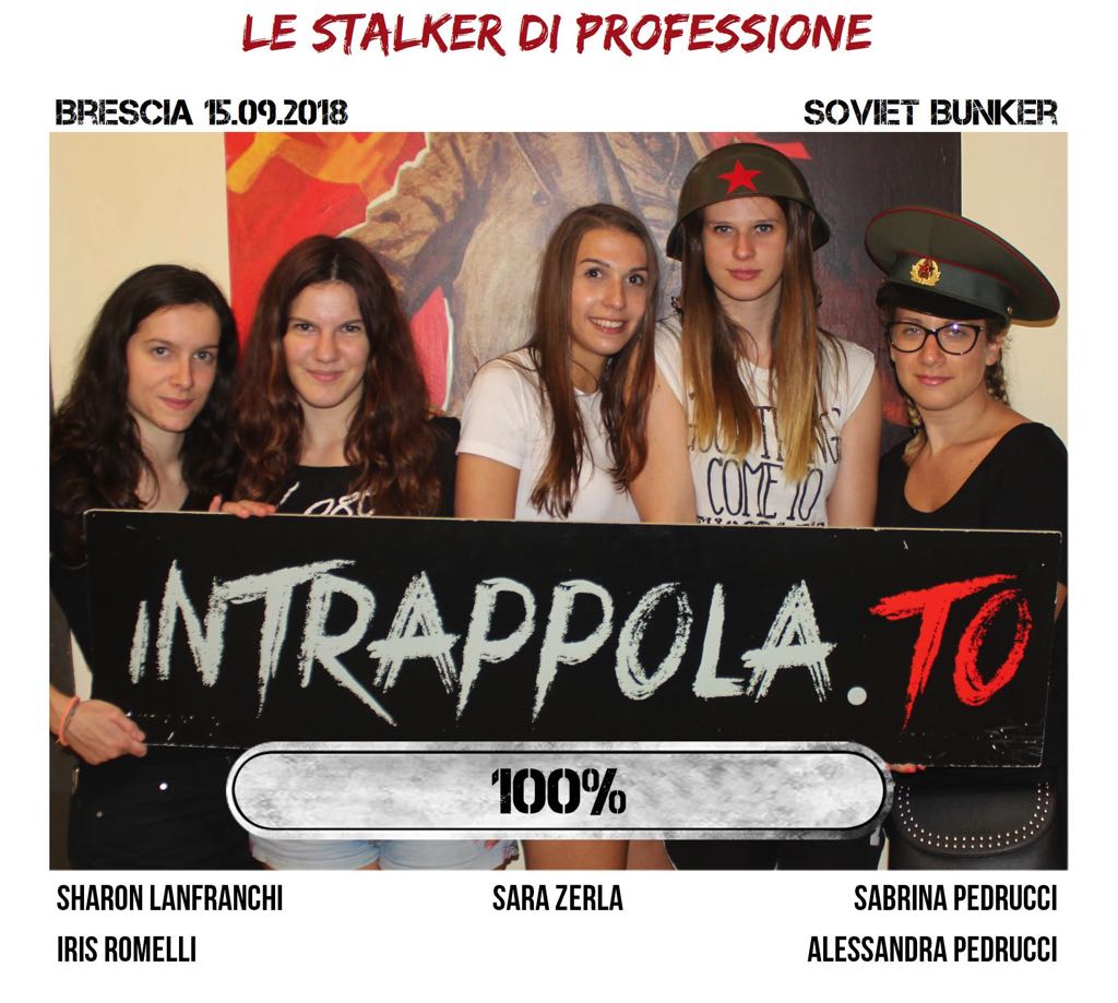 Il gruppo le stalker di professione è fuggito dalla nostra escape room Soviet Bunker