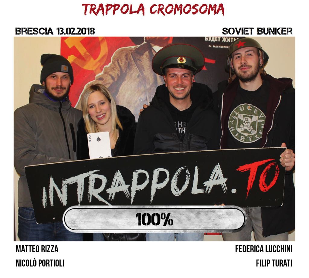Il gruppo trappola cromosoma è fuggito dalla nostra escape room Soviet Bunker