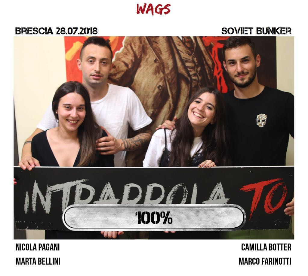 Il gruppo wags è fuggito dalla nostra escape room Soviet Bunker