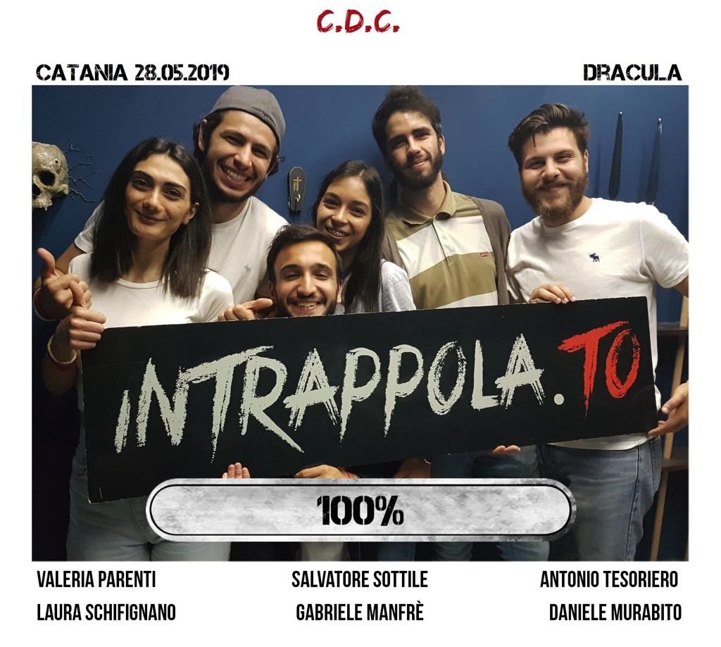 Il gruppo C.D.C. è fuggito dalla nostra escape room Dracula
