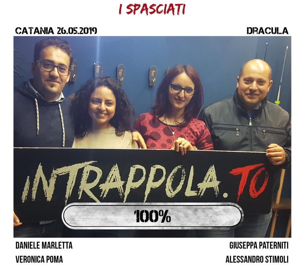 Il gruppo I Spasciati è fuggito dalla nostra escape room Dracula