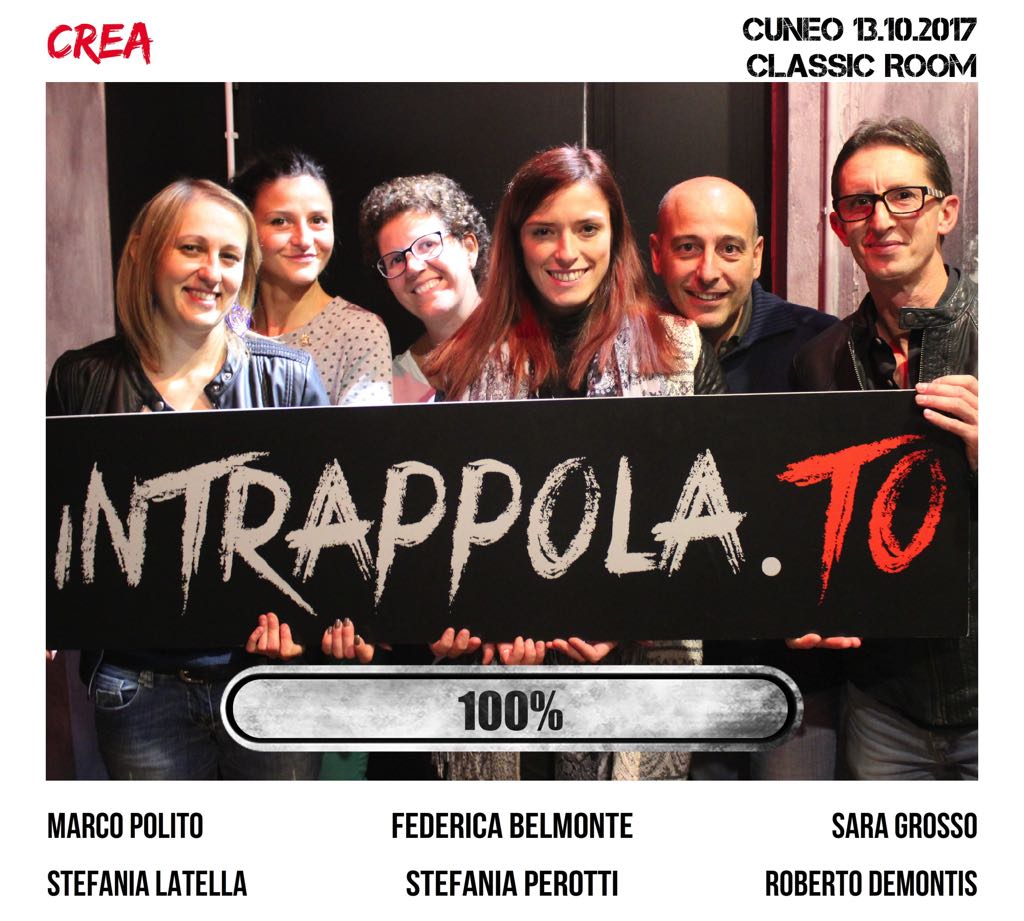 Il gruppo crea è fuggito dalla nostra escape room Classic Room