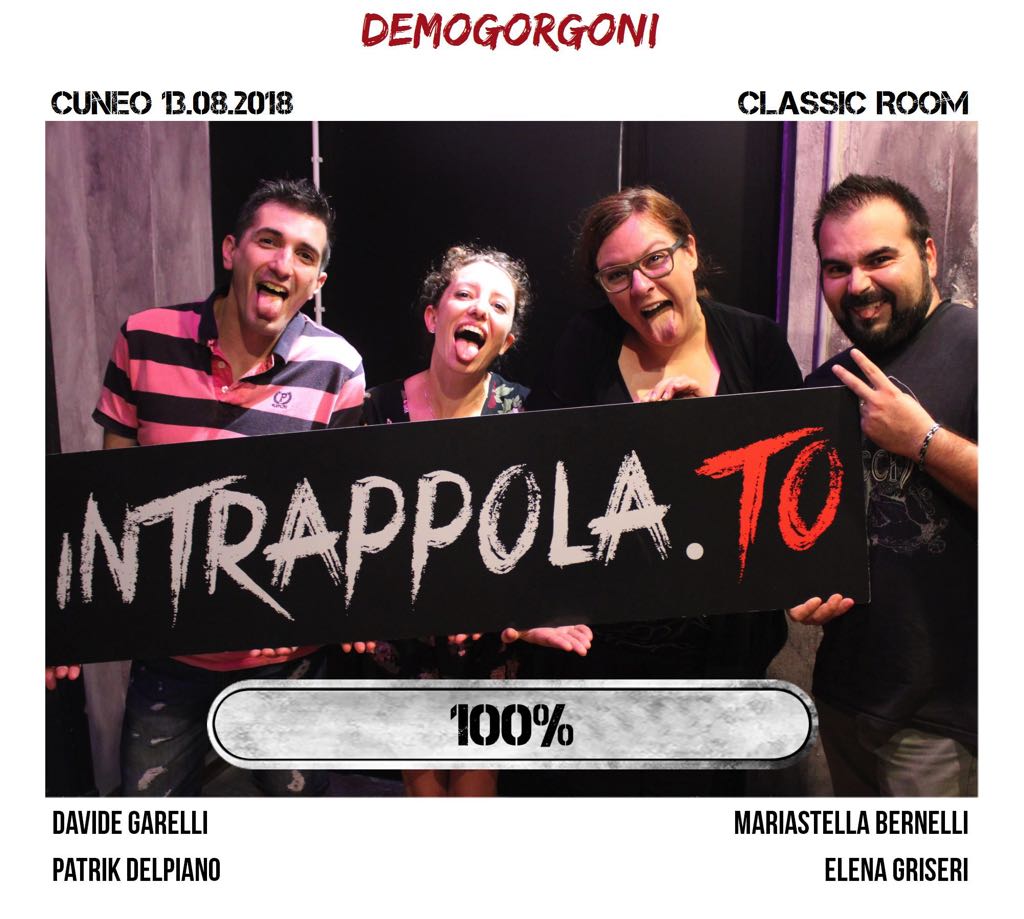 Il gruppo demogorgoni è fuggito dalla nostra escape room Classic Room