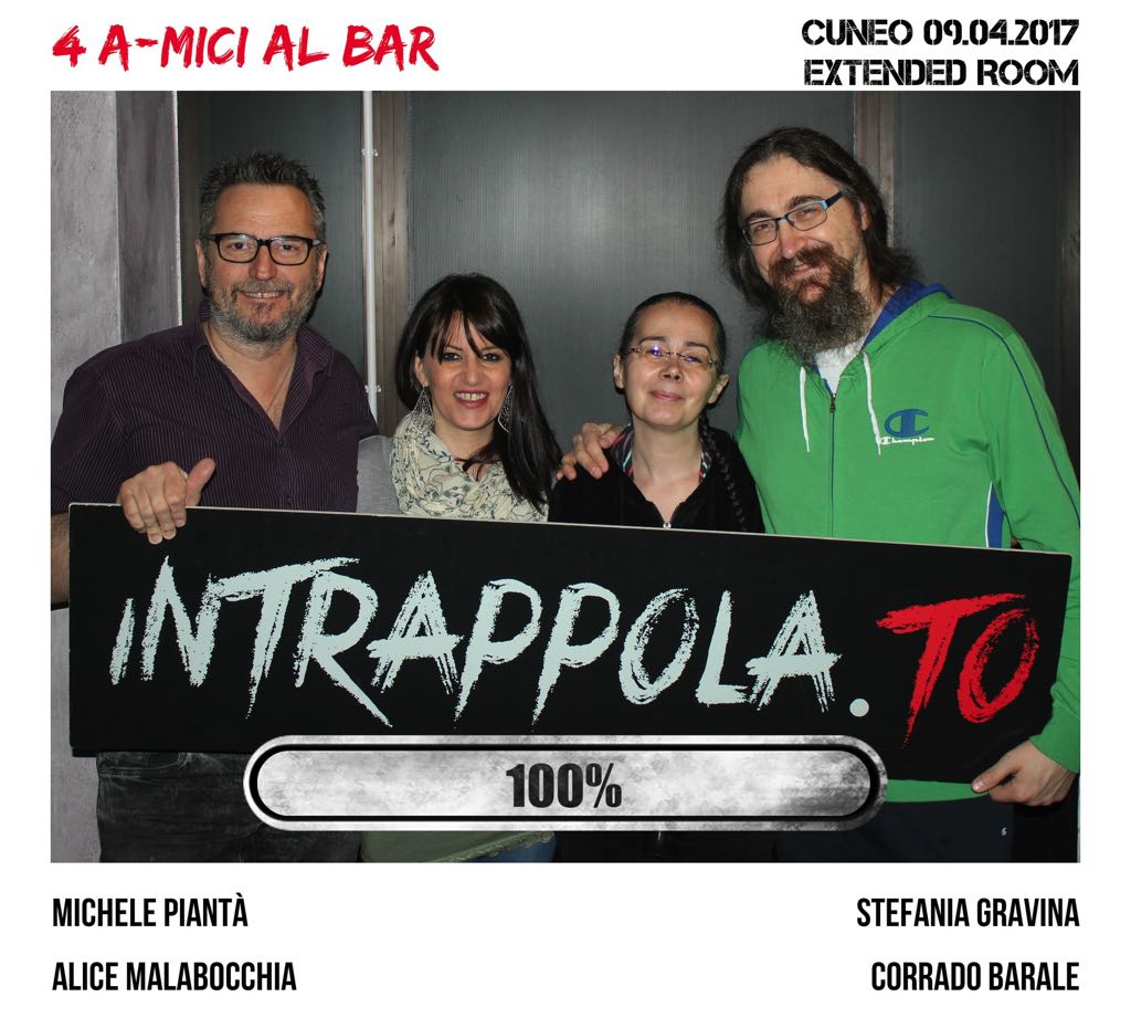 Il gruppo 4 a-mici al bar è fuggito dalla nostra escape room 