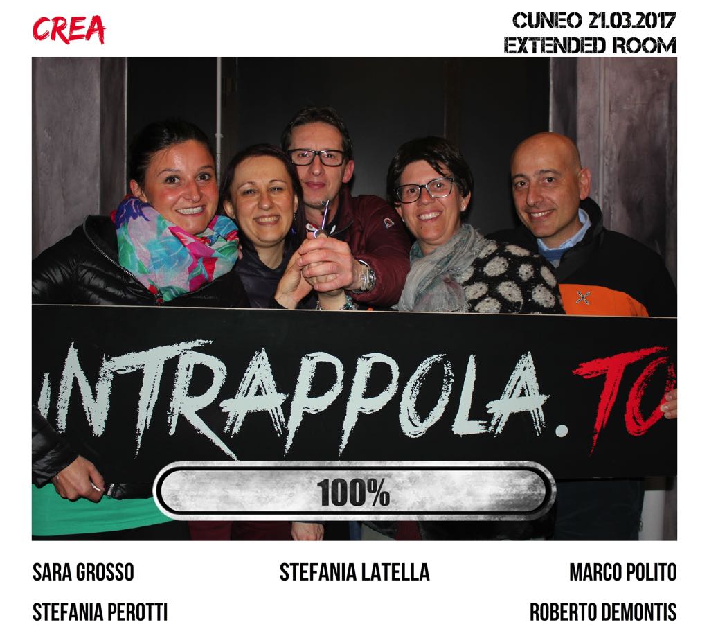 Il gruppo Crea è fuggito dalla nostra escape room 