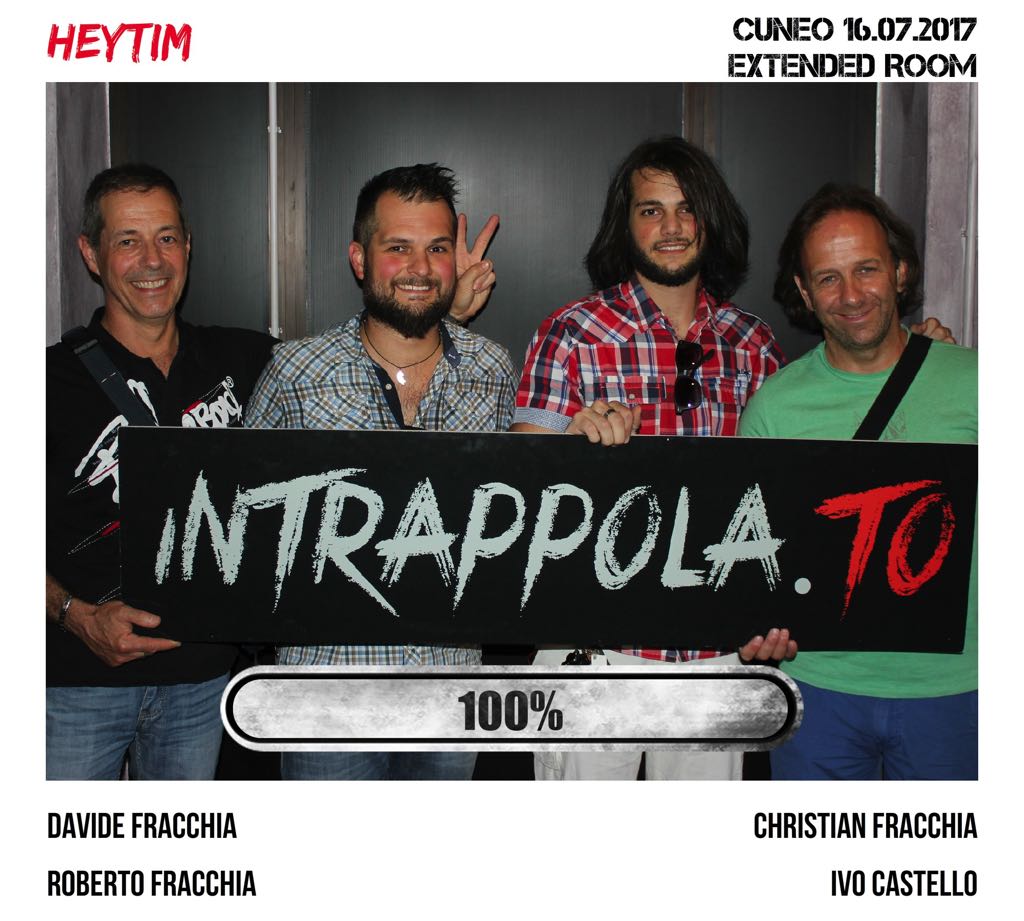Il gruppo HEYTIM è fuggito dalla nostra escape room 