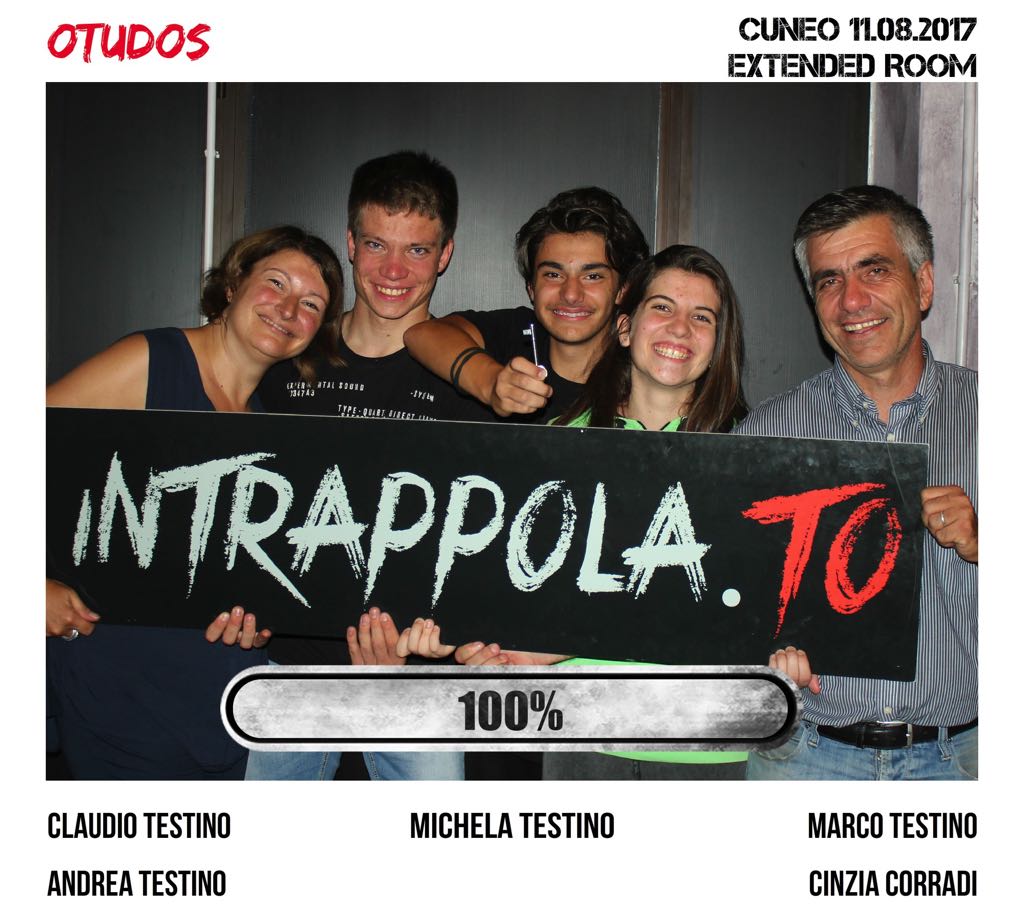 Il gruppo OTUDOS è fuggito dalla nostra escape room 