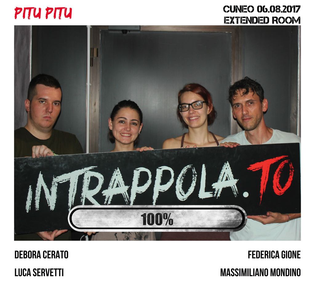 Il gruppo Pitu pitu è fuggito dalla nostra escape room 