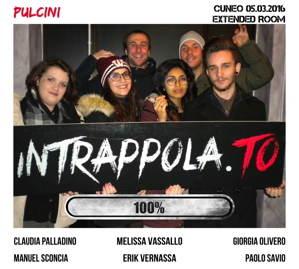Il gruppo Pulcini è fuggito dalla nostra escape room 