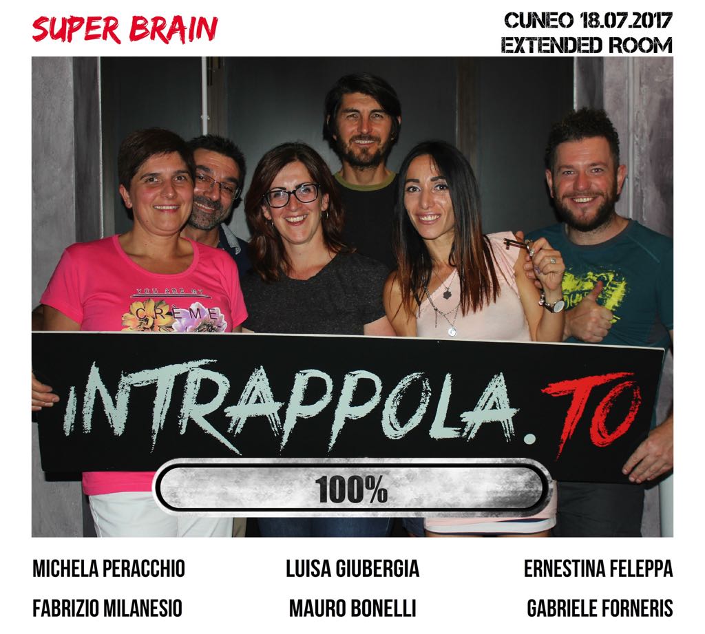 Il gruppo Super Brain è fuggito dalla nostra escape room 