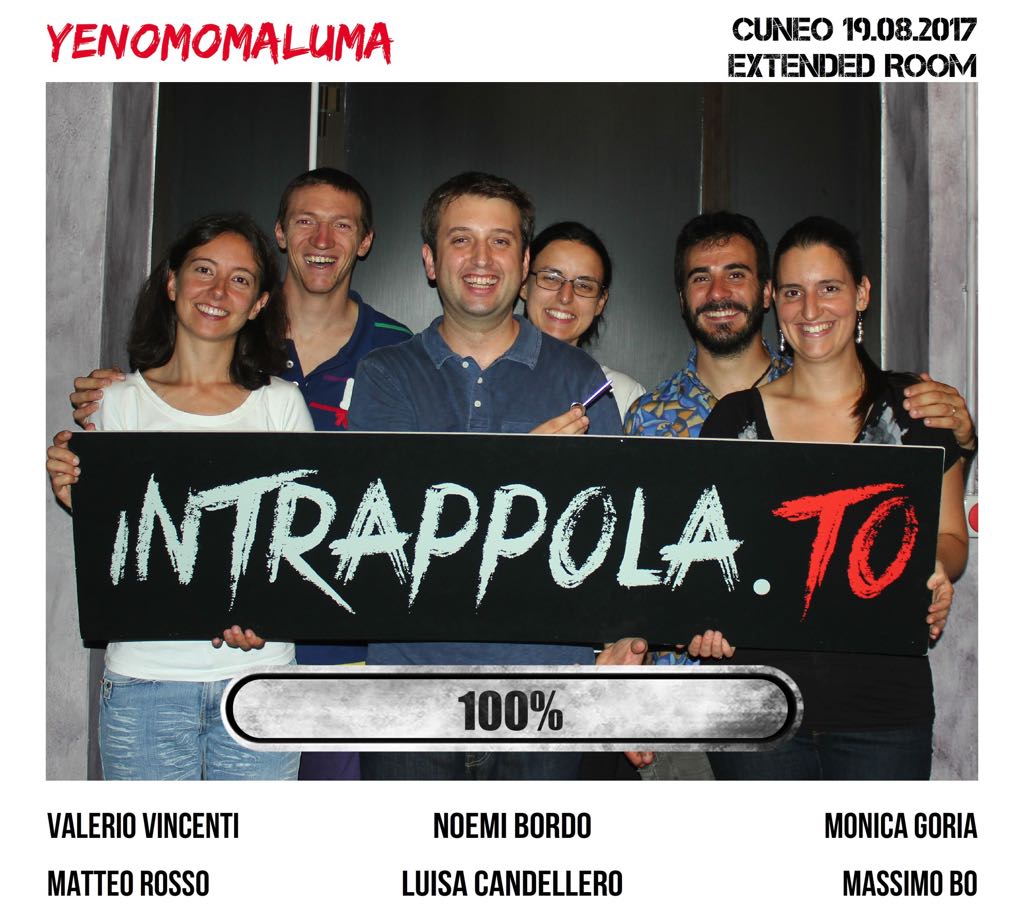 Il gruppo Yenomomaluma è fuggito dalla nostra escape room 
