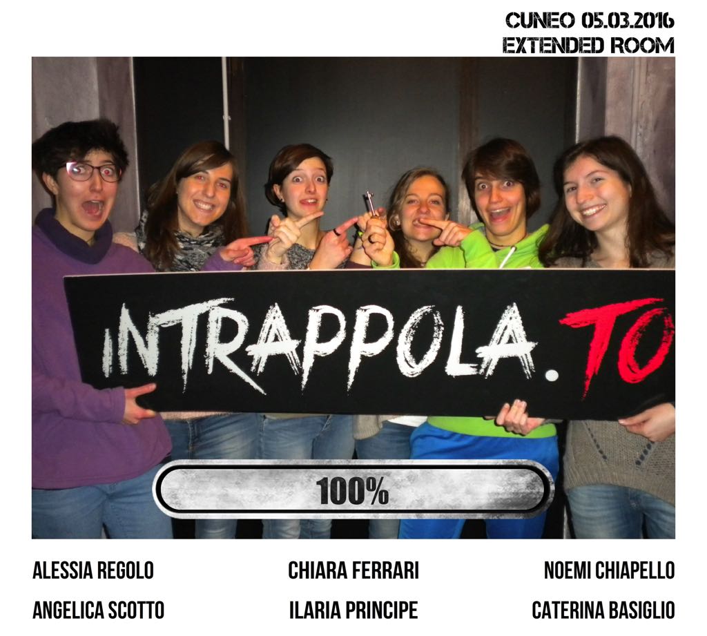 Il gruppo    è fuggito dalla nostra escape room 