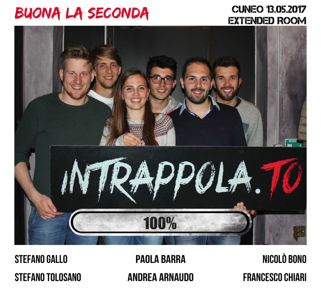 Il gruppo buona la seconda è fuggito dalla nostra escape room 