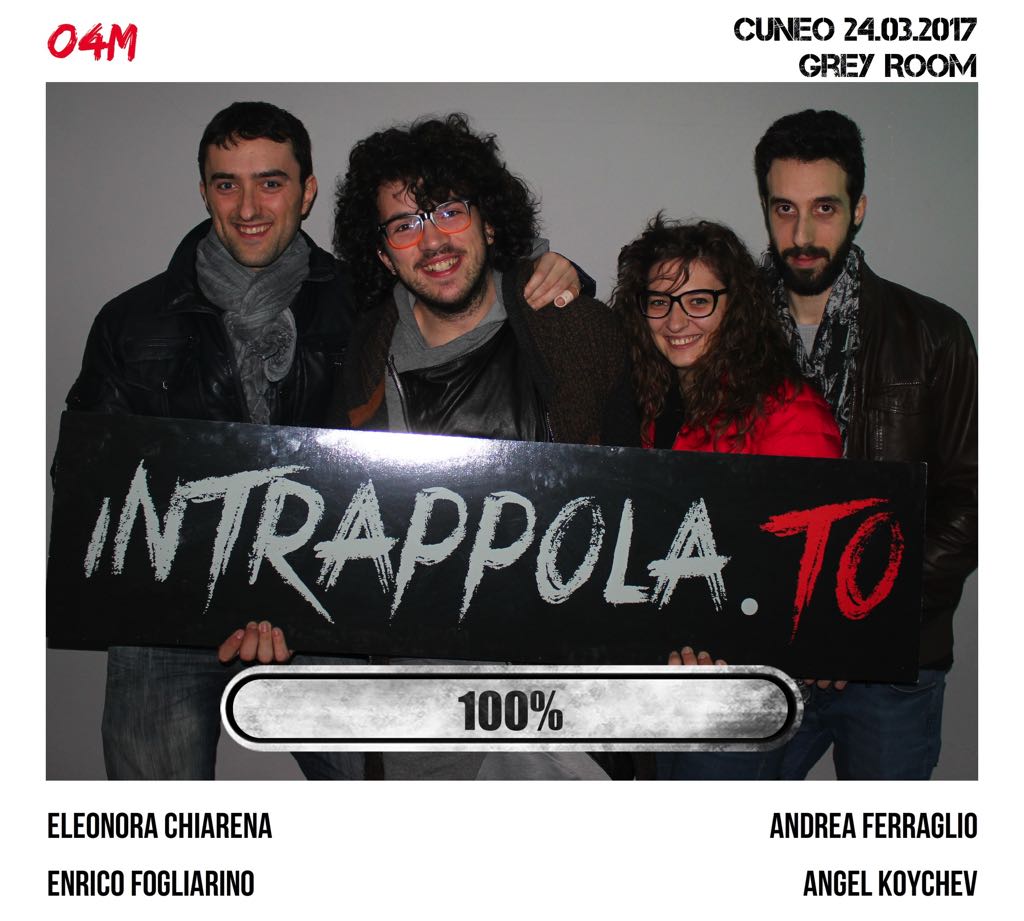 Il gruppo O4M è fuggito dalla nostra escape room Grey Room