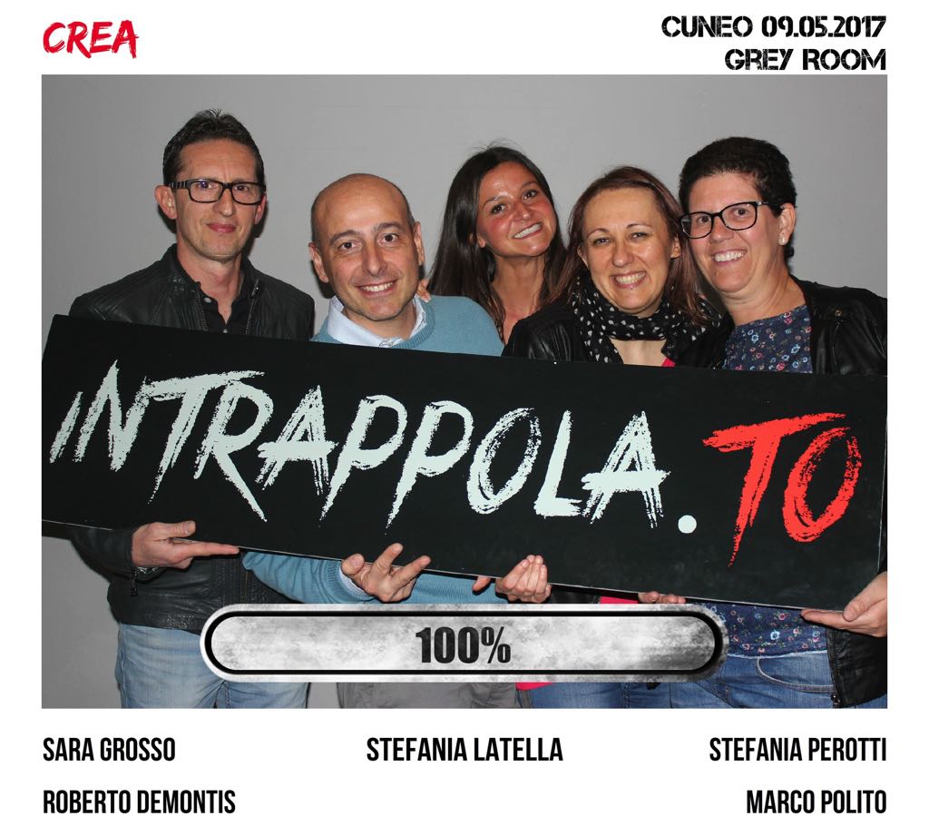 Il gruppo crea è fuggito dalla nostra escape room Grey Room