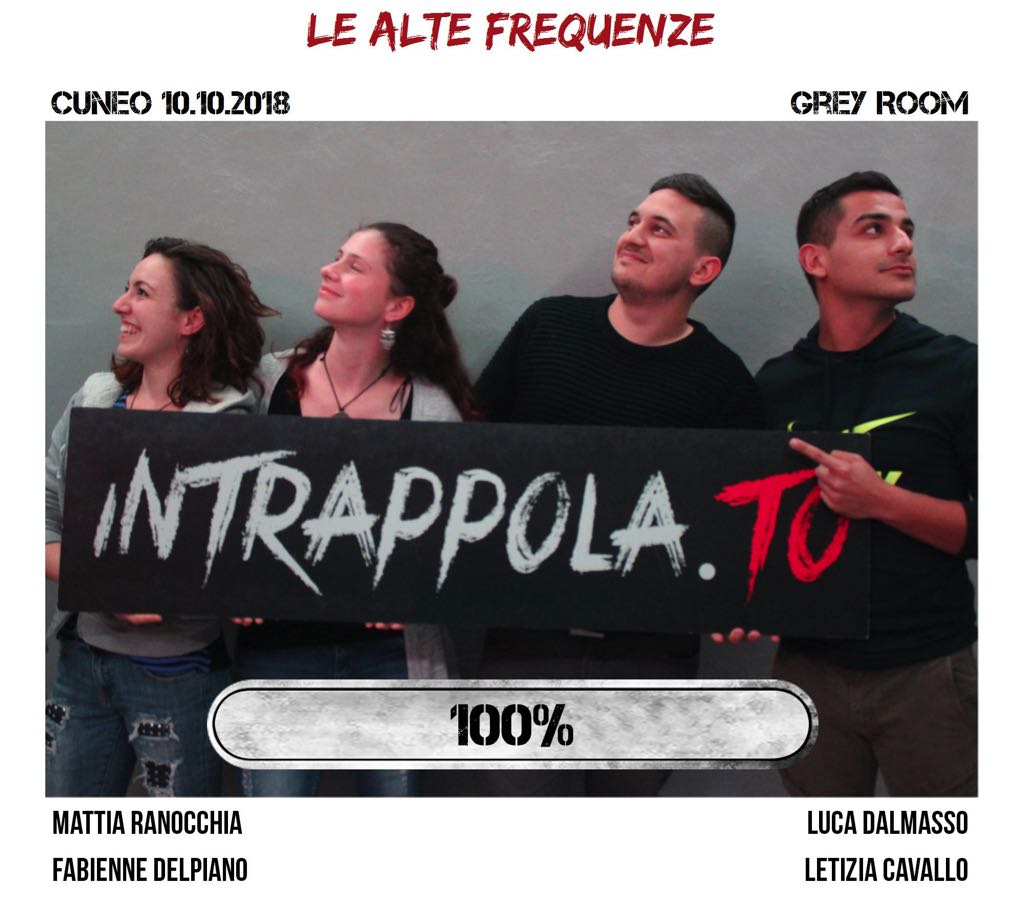 Il gruppo le alte frequenze è fuggito dalla nostra escape room Grey Room