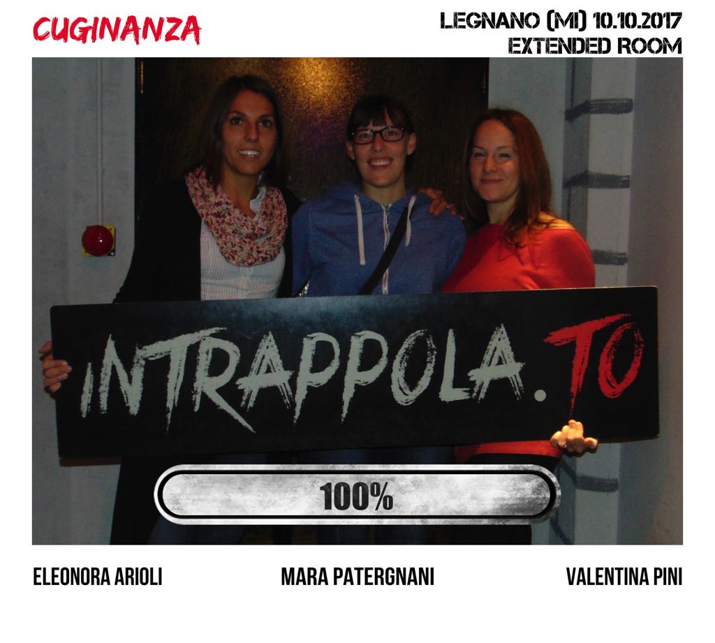 Il gruppo Cuginanza è fuggito dalla nostra escape room Extended Room