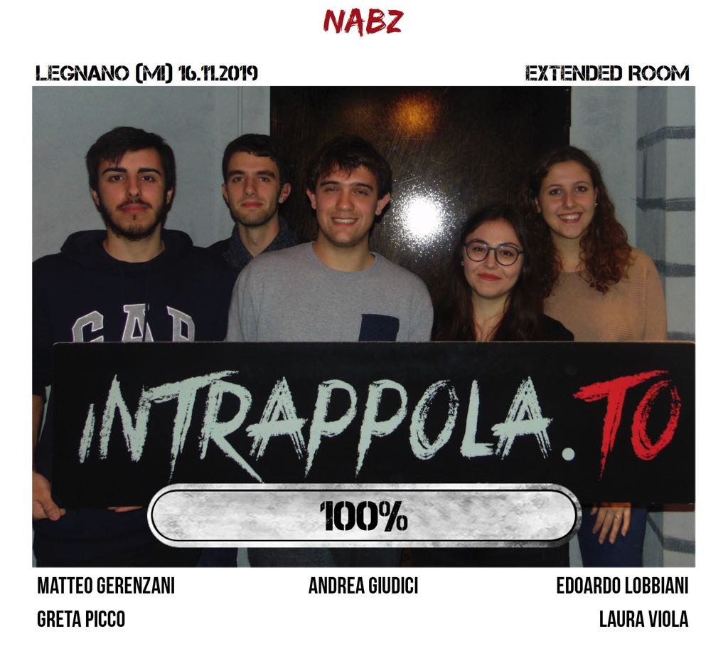 Il gruppo nabz è fuggito dalla nostra escape room Extended Room