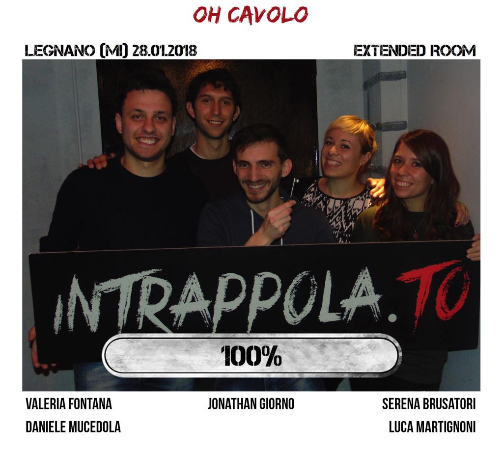 Il gruppo oh cavolo è fuggito dalla nostra escape room Extended Room
