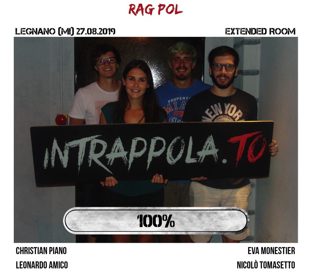 Il gruppo rag pol è fuggito dalla nostra escape room Extended Room