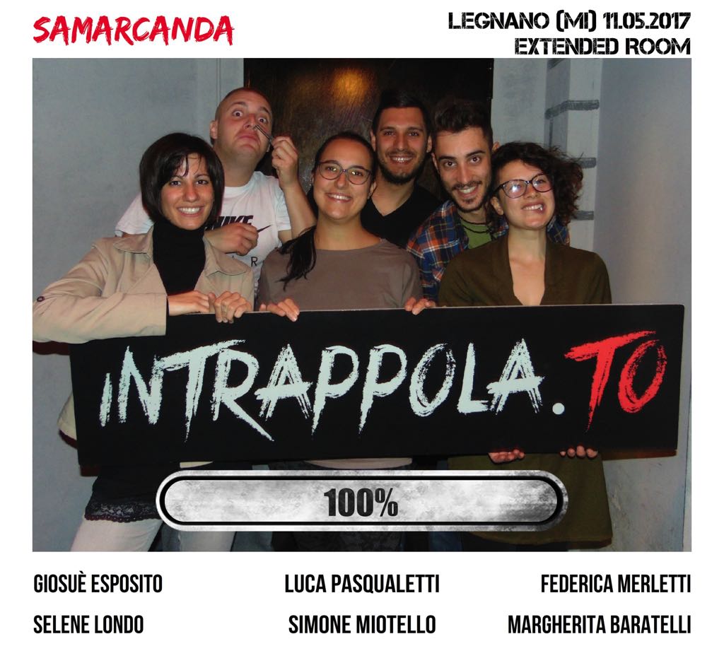 Il gruppo samarcanda è fuggito dalla nostra escape room Extended Room