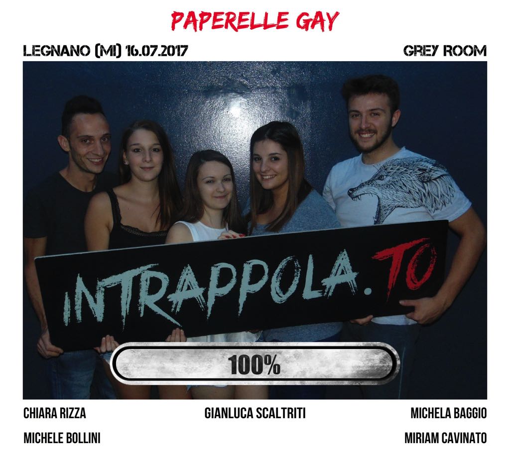 Il gruppo paperelle gay è fuggito dalla nostra escape room Grey Room