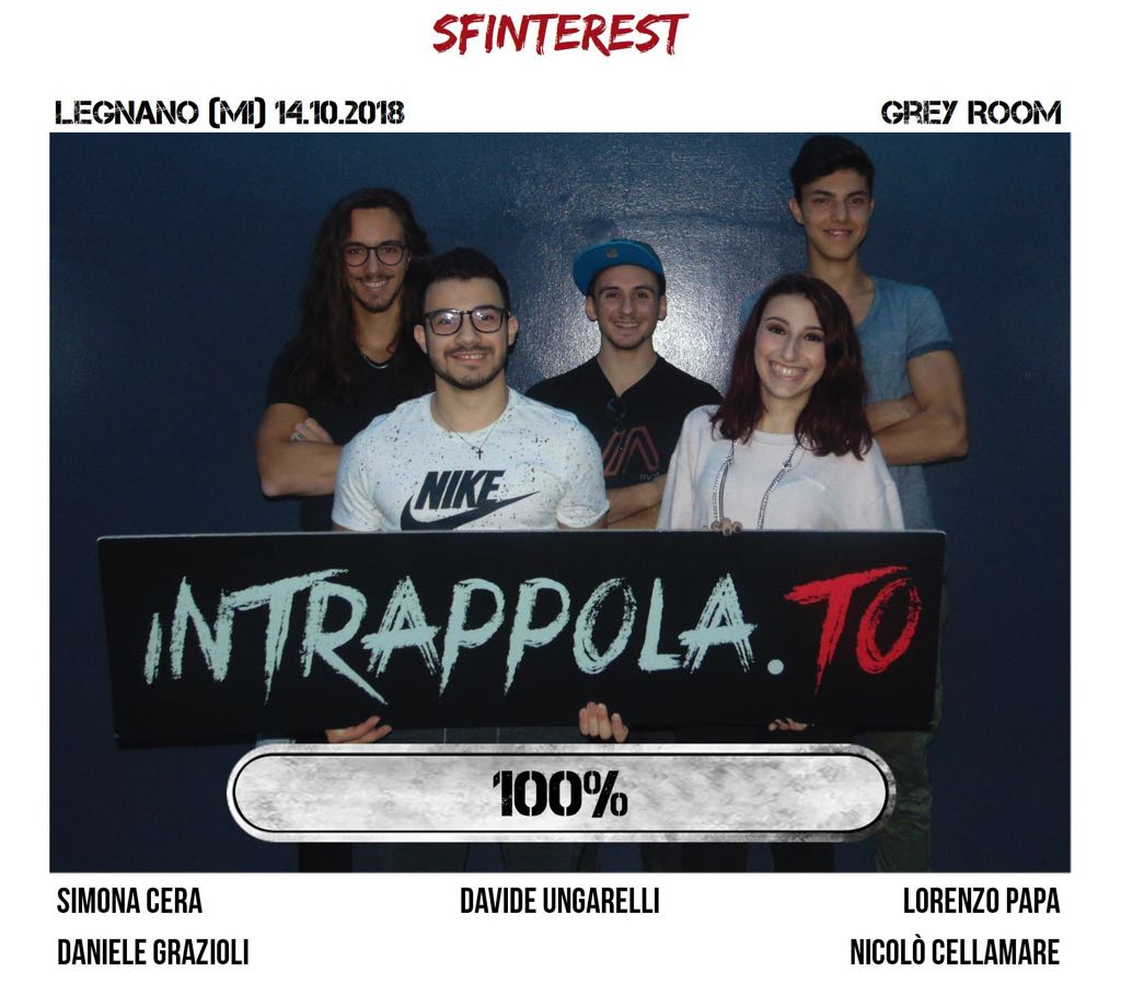 Il gruppo sfinterest è fuggito dalla nostra escape room Grey Room