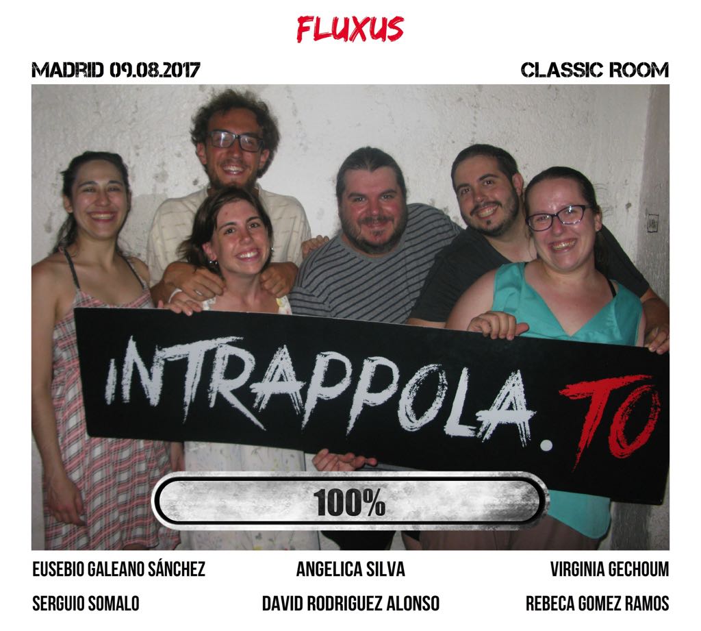 Il gruppo Fluxus è fuggito dalla nostra escape room Classic Room