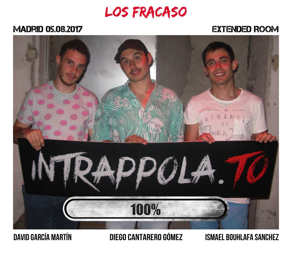 Il gruppo Los Fracaso è fuggito dalla nostra escape room Extended Room