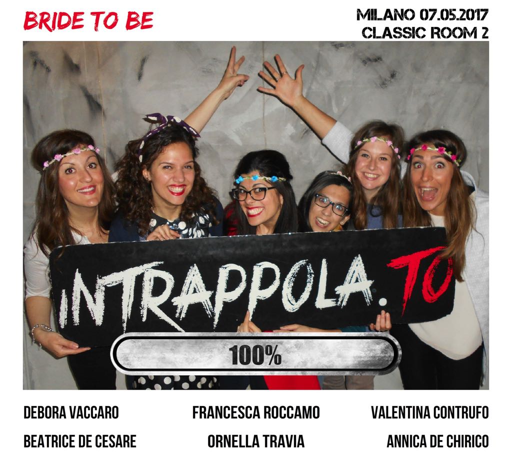 Il gruppo bride to be è fuggito dalla nostra escape room Extended Room