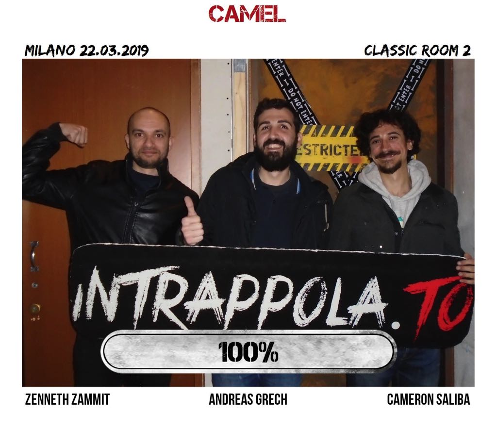 Il gruppo camel è fuggito dalla nostra escape room Extended Room