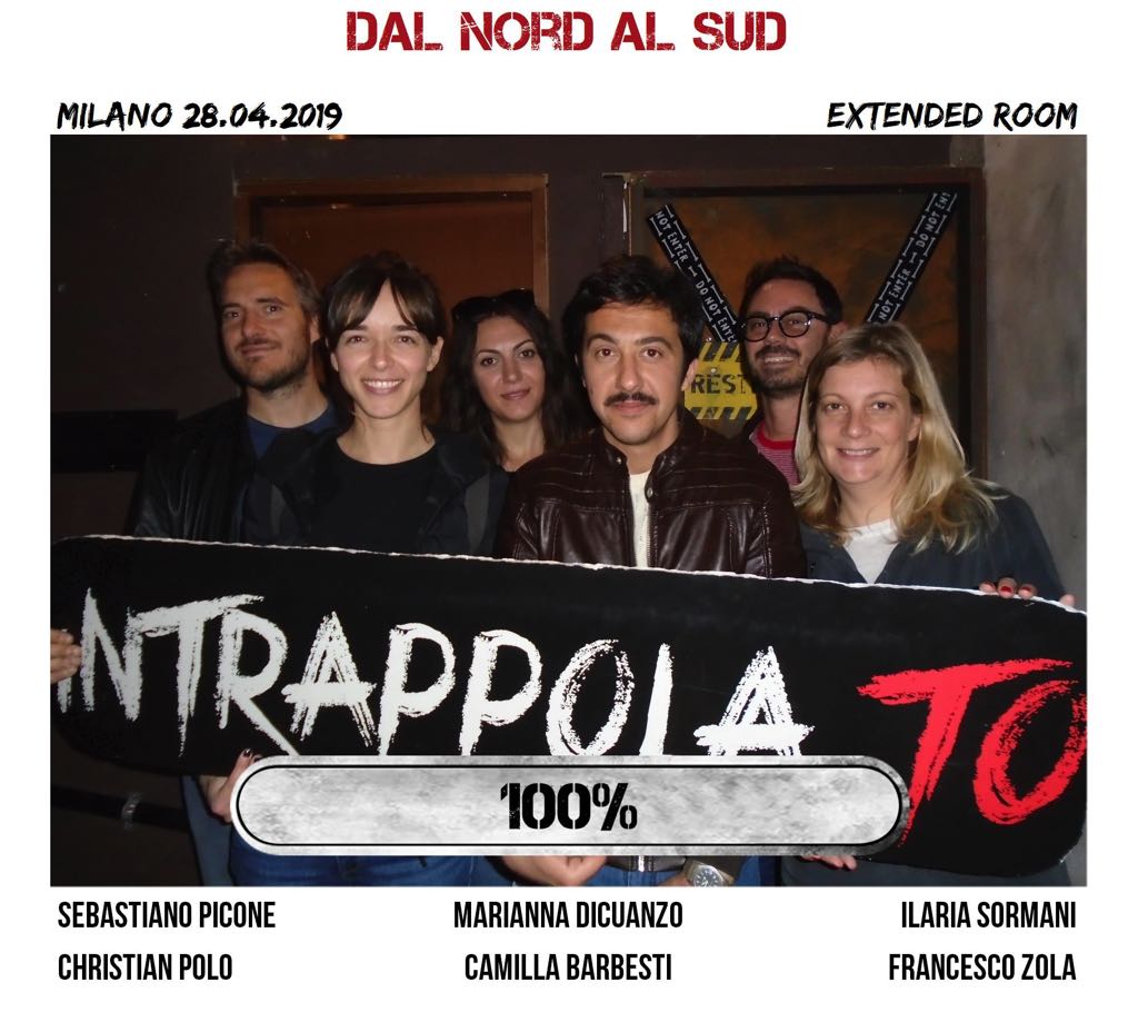 Il gruppo dal nord al sud è fuggito dalla nostra escape room Extended Room