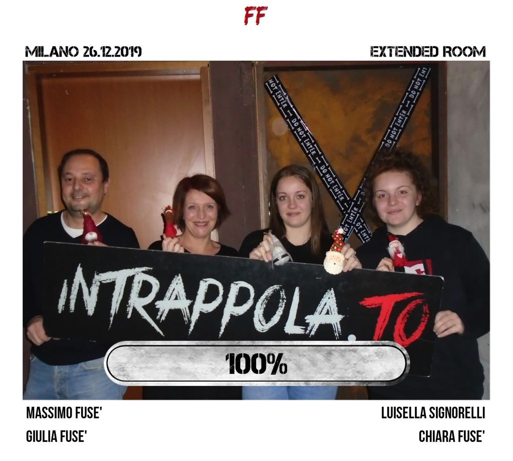 Il gruppo ff è fuggito dalla nostra escape room Extended Room