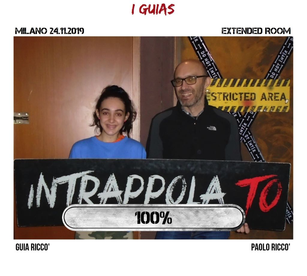 Il gruppo i guias è fuggito dalla nostra escape room Extended Room
