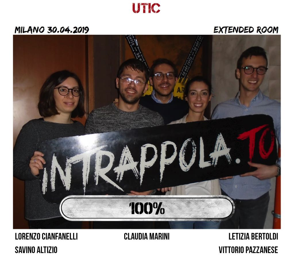 Il gruppo utic è fuggito dalla nostra escape room Extended Room