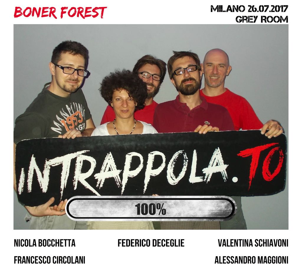 Il gruppo BONER FOREST è fuggito dalla nostra escape room Grey Room