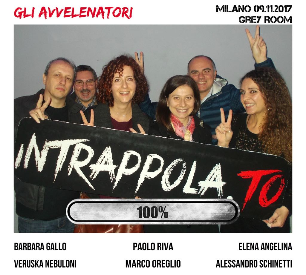 Il gruppo Gli Avvelenatori è fuggito dalla nostra escape room Grey Room